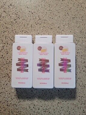 3 Native Limited Edition Piece of Cake Body Wash 18 Fl Oz Each